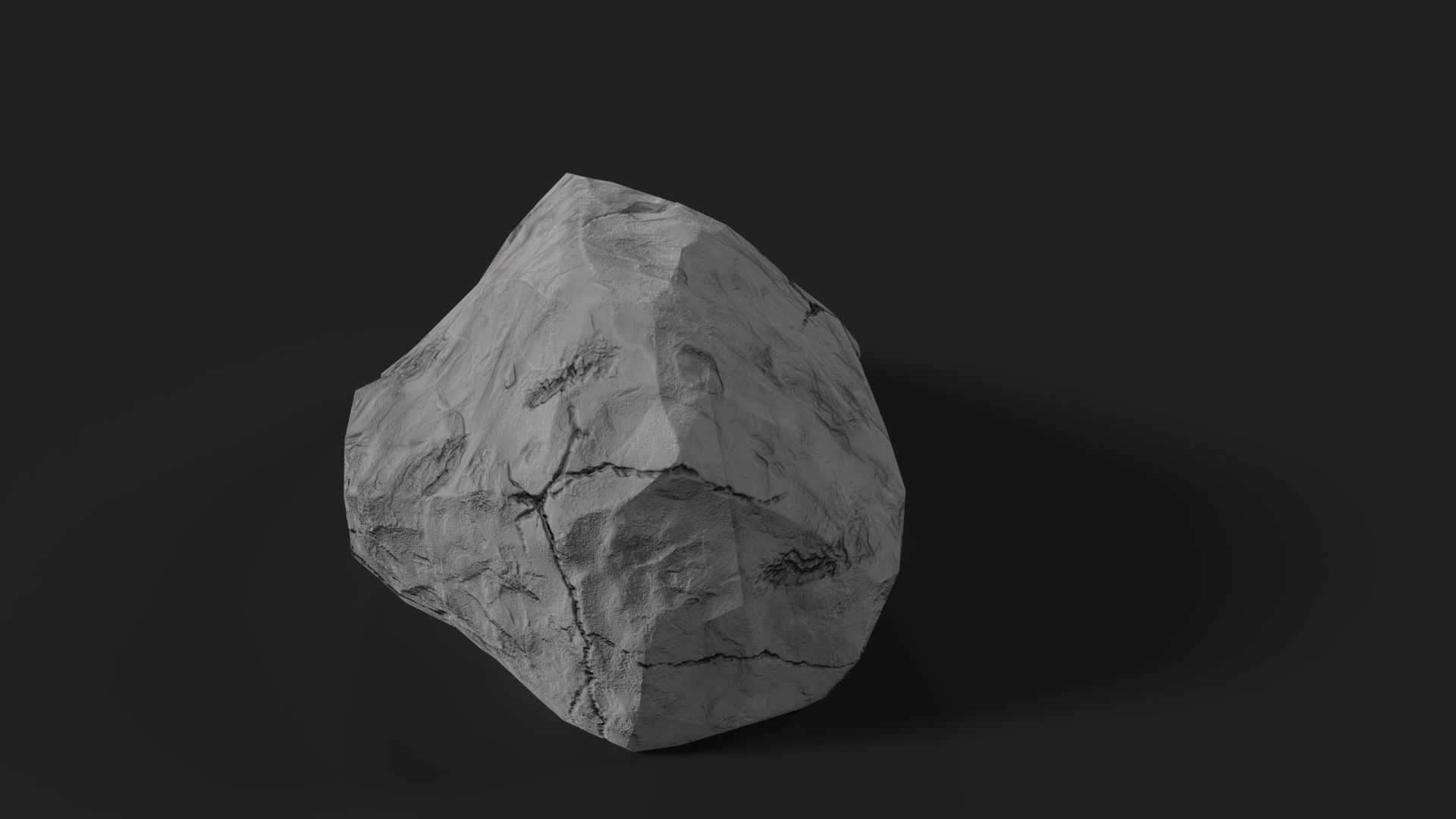 Low Poly Stones Pack Low-poly 3D model_7
