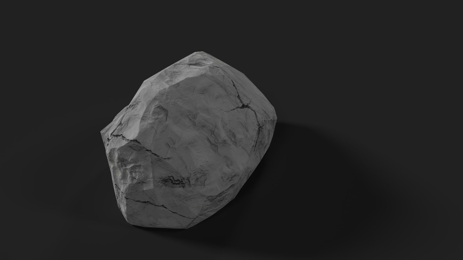 Low Poly Stones Pack Low-poly 3D model_5