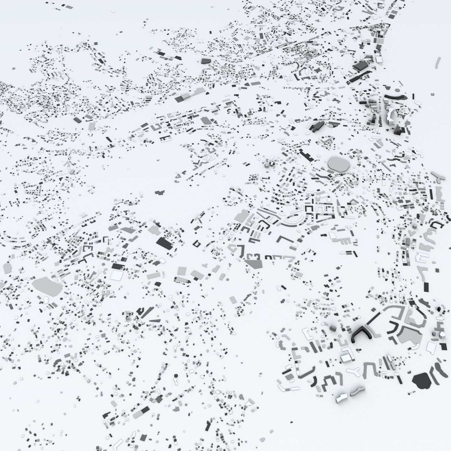 Madeira Streets and Buildings 3D model_9