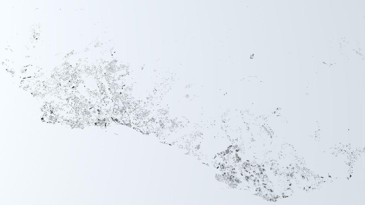 Madeira Streets and Buildings 3D model_1