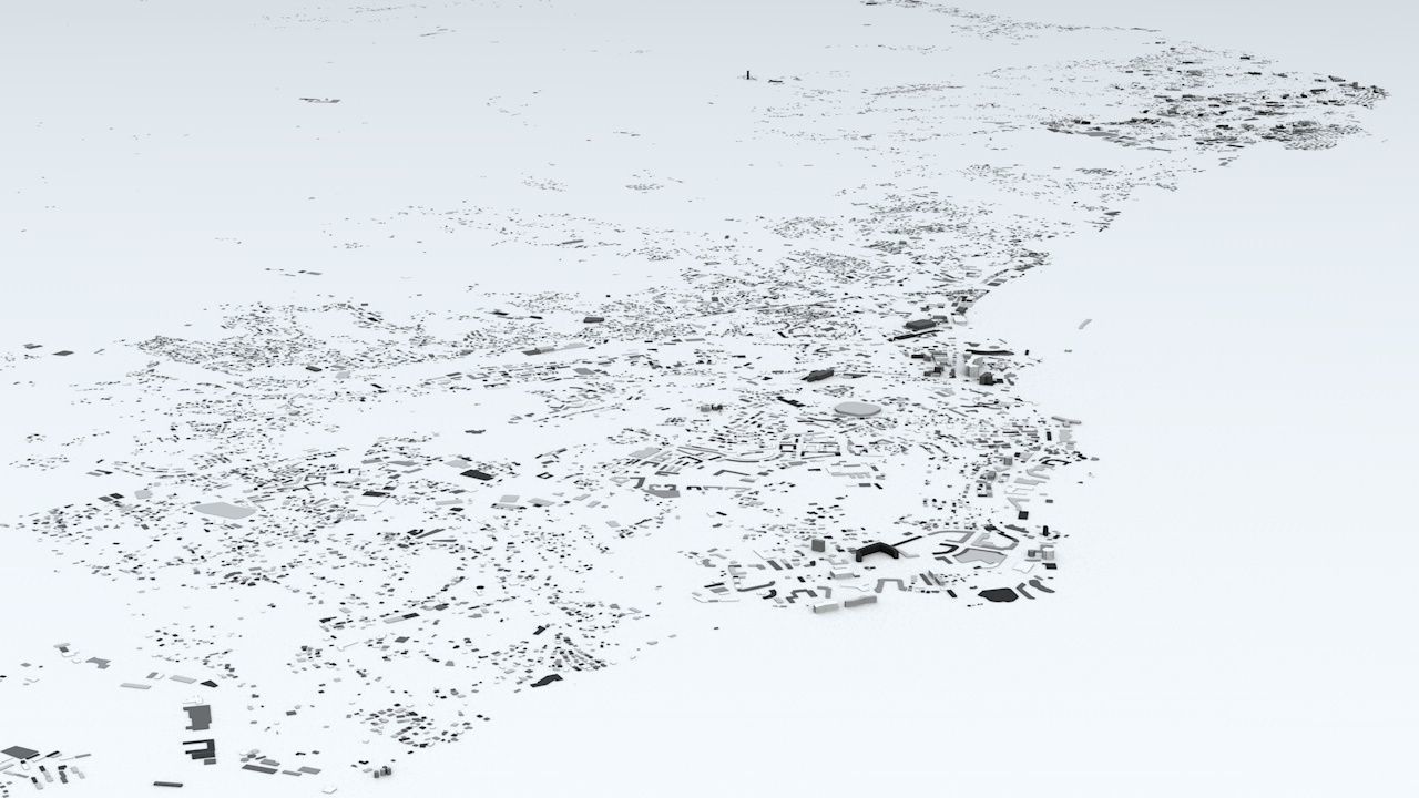 Madeira Streets and Buildings 3D model_8