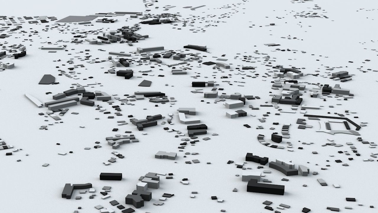 Madeira Streets and Buildings 3D model_2