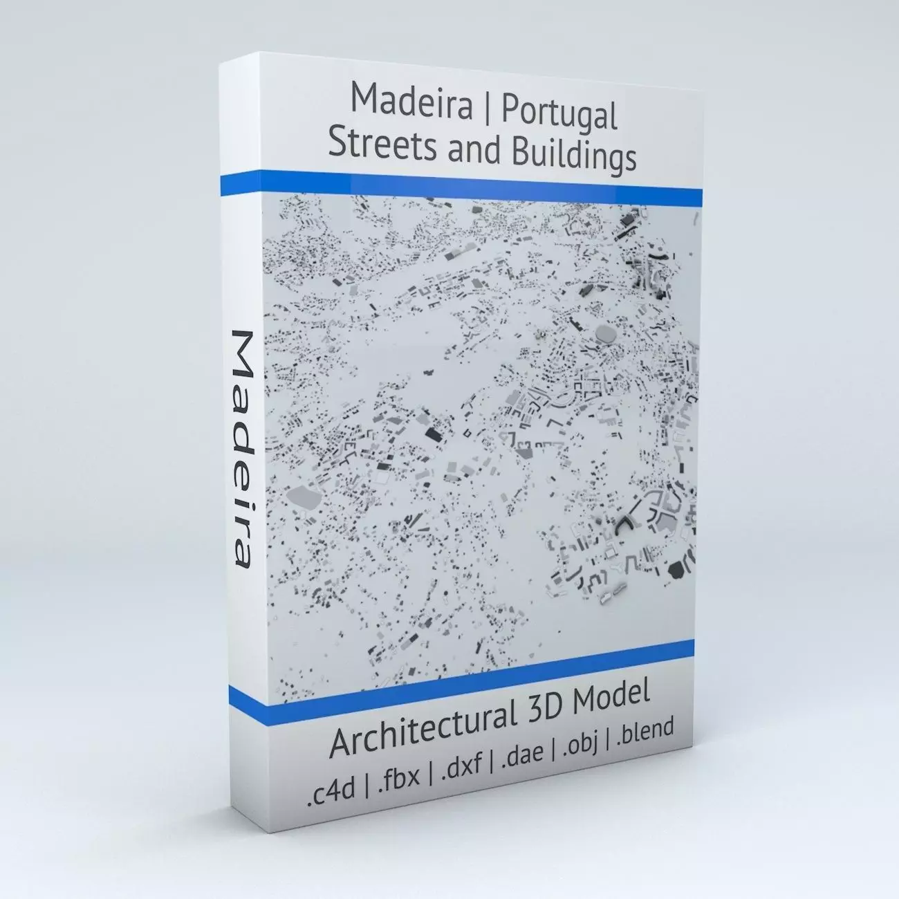 Madeira Streets and Buildings 3D model_0
