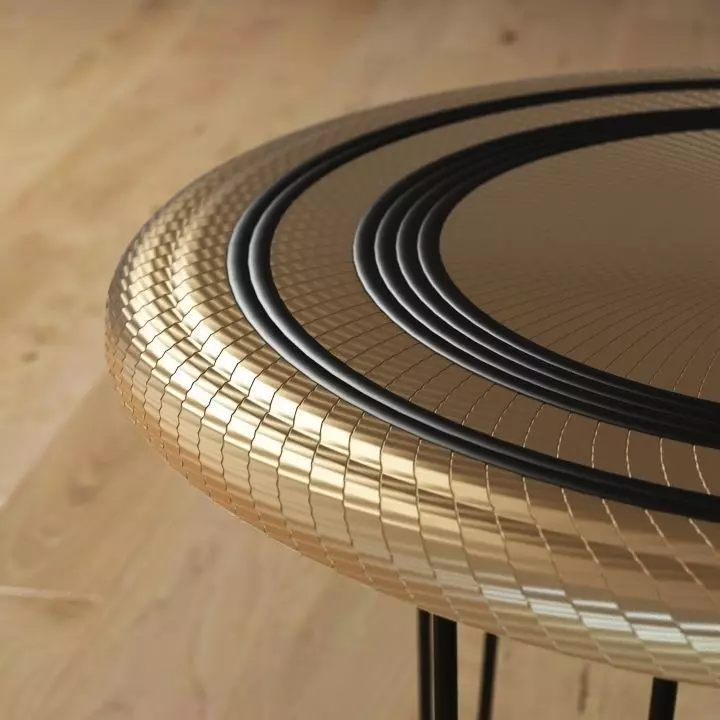 Mandala table 3D model_0
