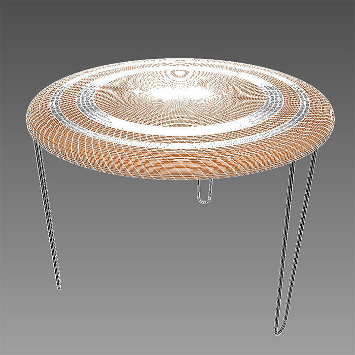 Mandala table 3D model_3