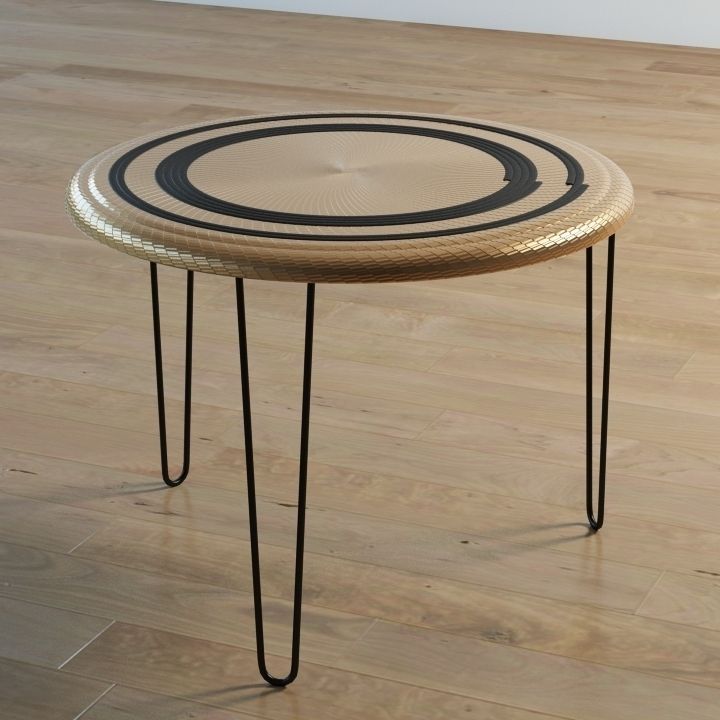 Mandala table 3D model_1