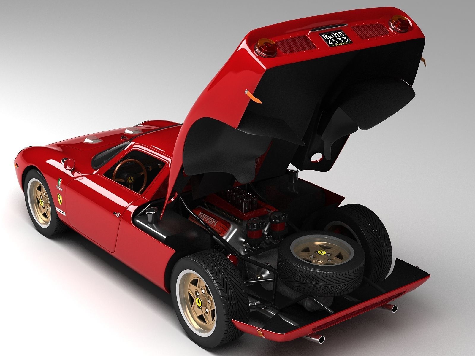 Ferrari 250 LM Berlinetta 3D model_11