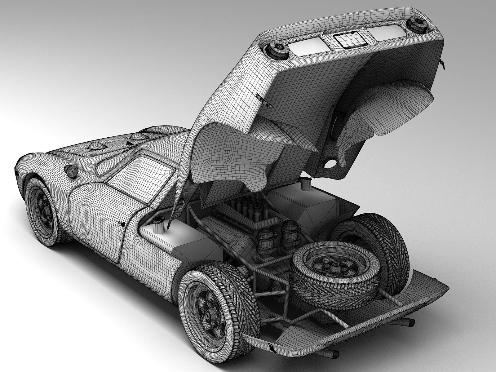 Ferrari 250 LM Berlinetta 3D model_12