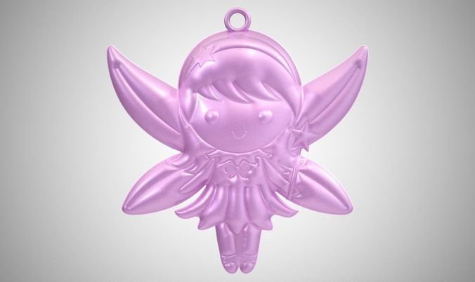 Fairy Necklace 3D print model