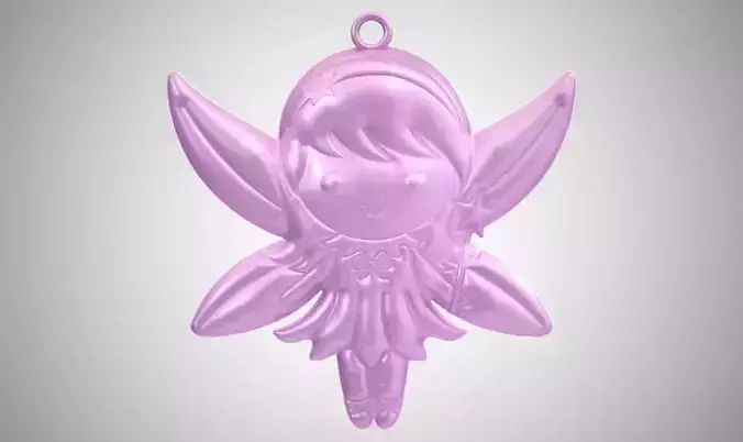 Fairy Necklace 3D print model