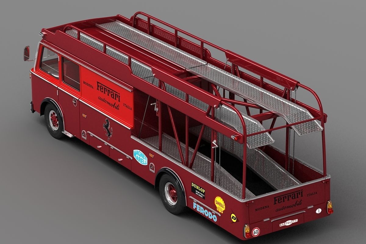 Fiat 642 RN2 Bartoletti Race Transporter 3D model_6