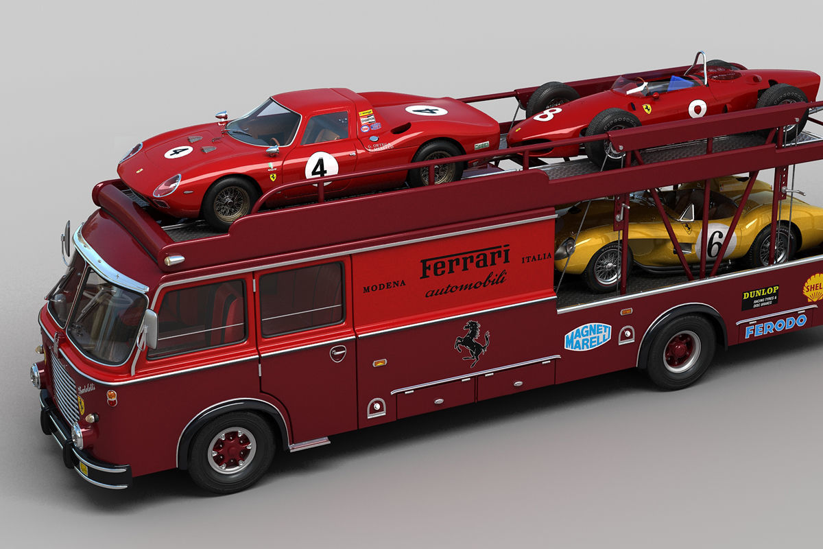 Fiat 642 RN2 Bartoletti Race Transporter 3D model_13