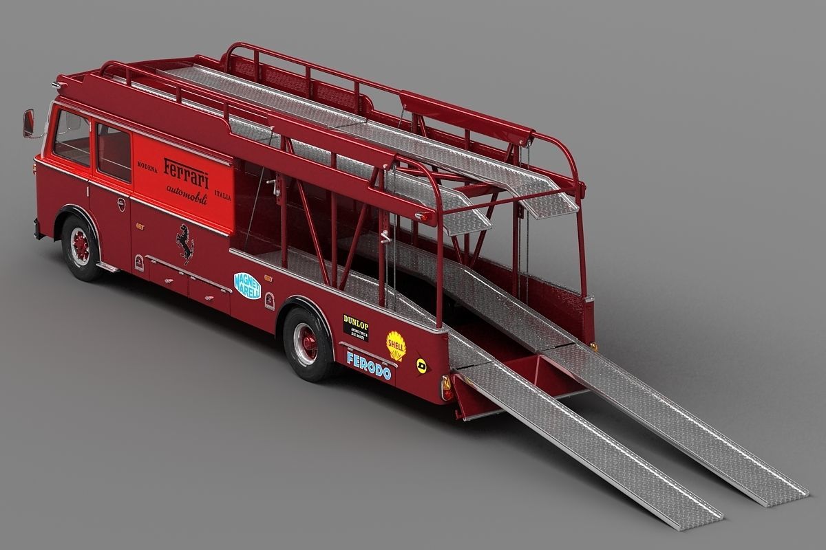 Fiat 642 RN2 Bartoletti Race Transporter 3D model_7
