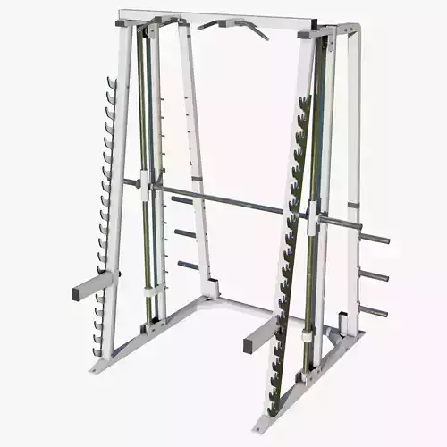 Gym Smith Machine  - Low Poly