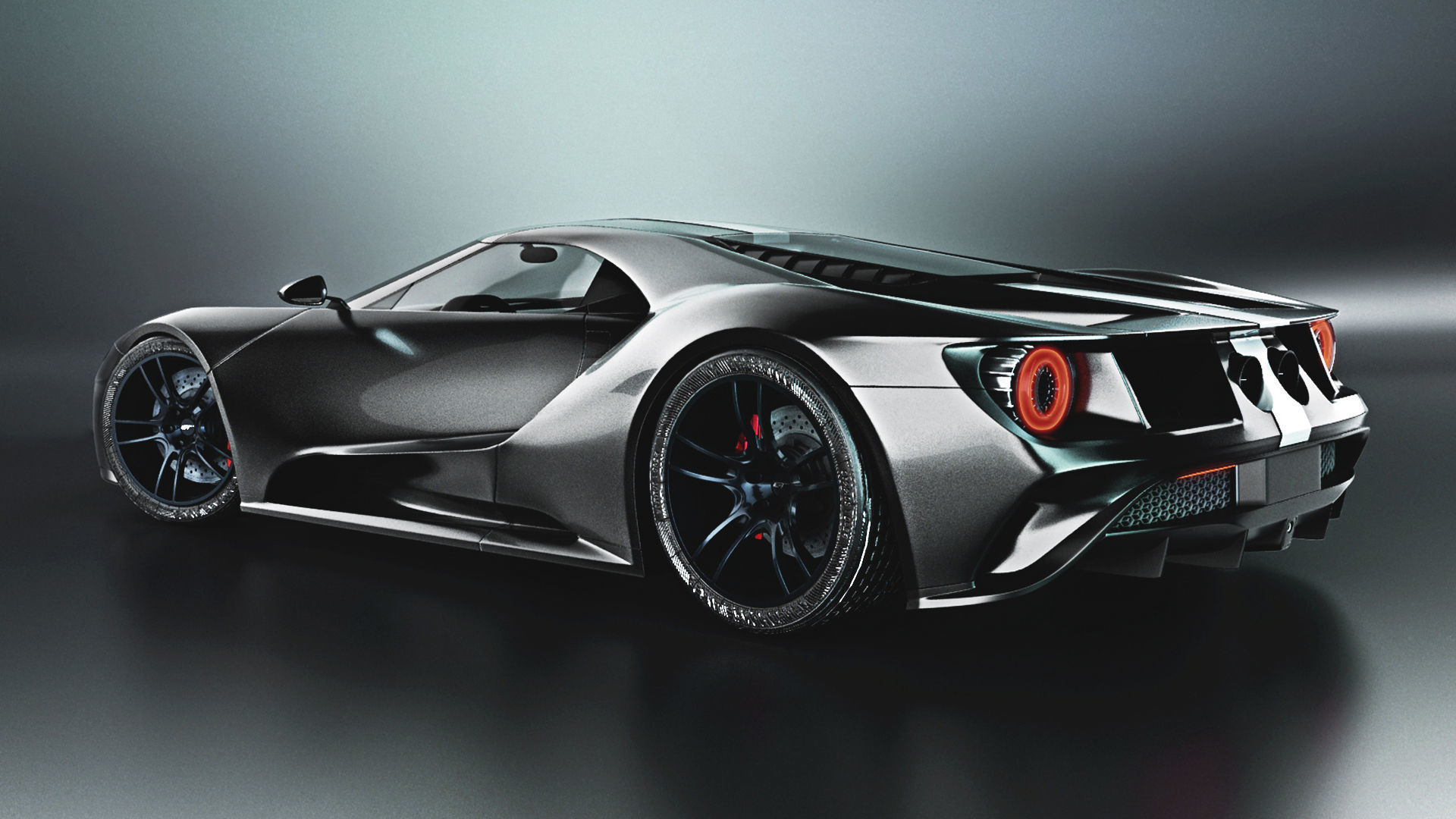 GT 2017 Racing Car Model 3D model_3