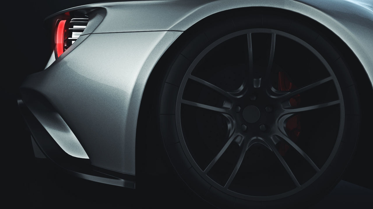 GT 2017 Racing Car Model 3D model_6