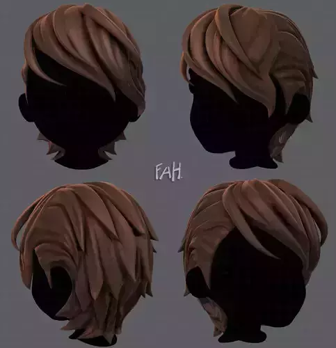 3D Hair style for boy V19