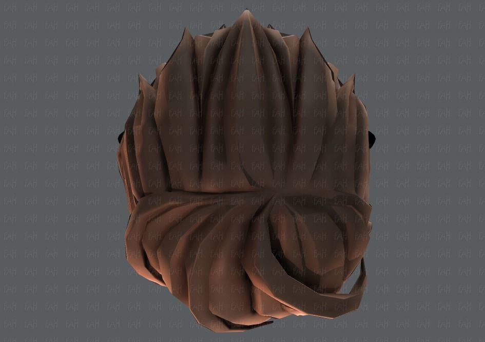 3D Hair style for boy V19 Low-poly 3D model_35