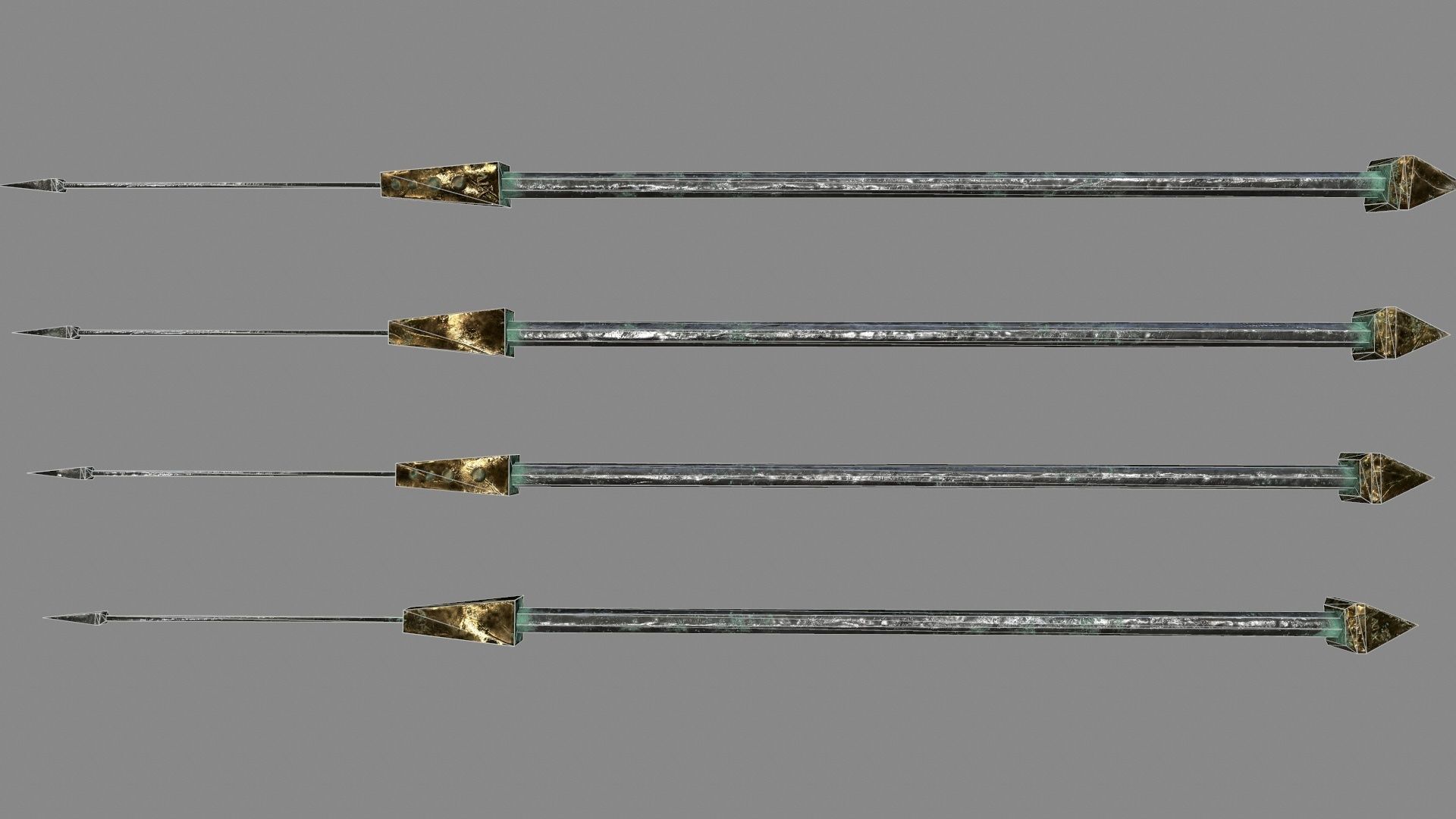 Rome  Worrior  Set 3 Low-poly 3D model_4