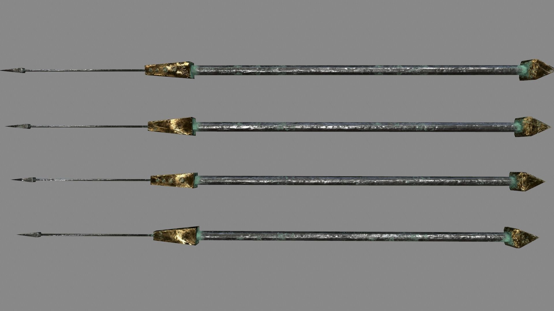 Rome  Worrior  Set 3 Low-poly 3D model_3