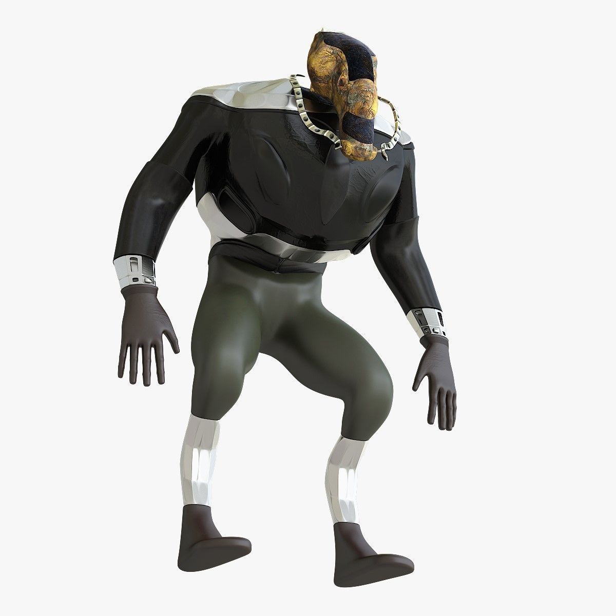 Mutant character 3D model_3