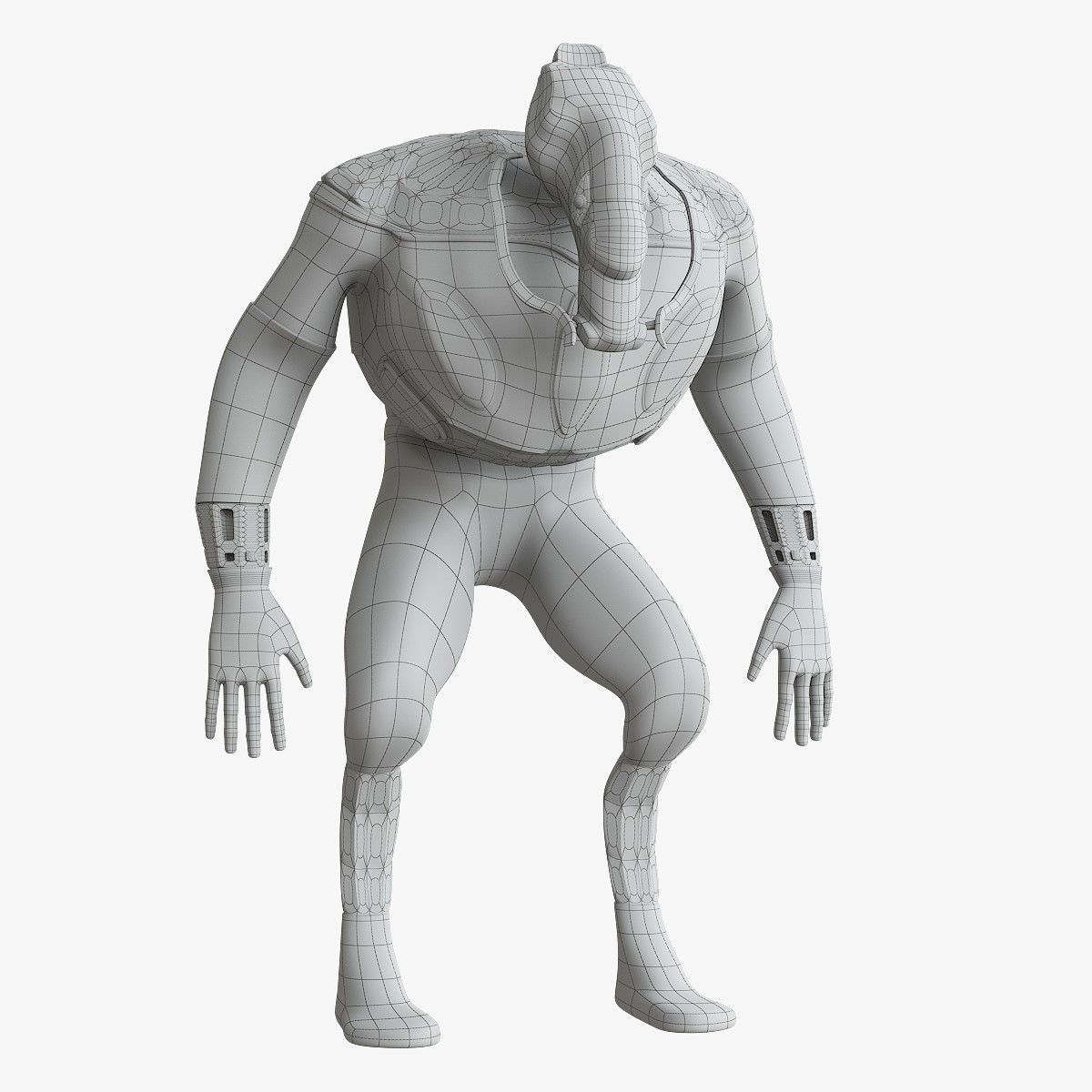 Mutant character 3D model_7