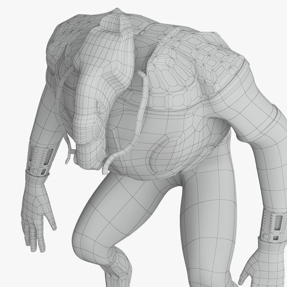 Mutant character 3D model_6
