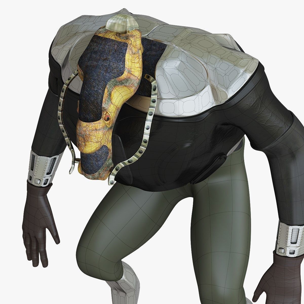 Mutant character 3D model_5