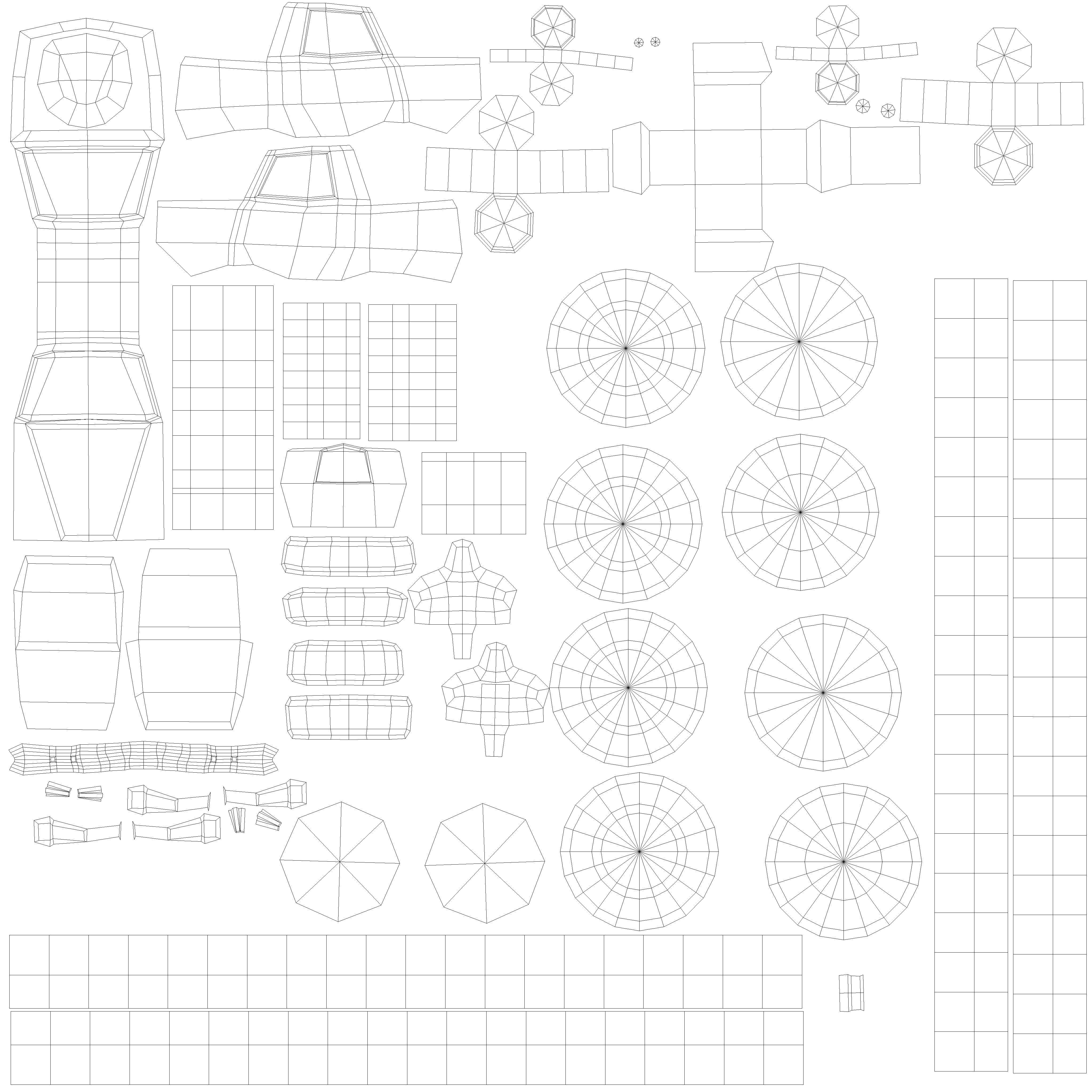 Toon Truck 3D model_6
