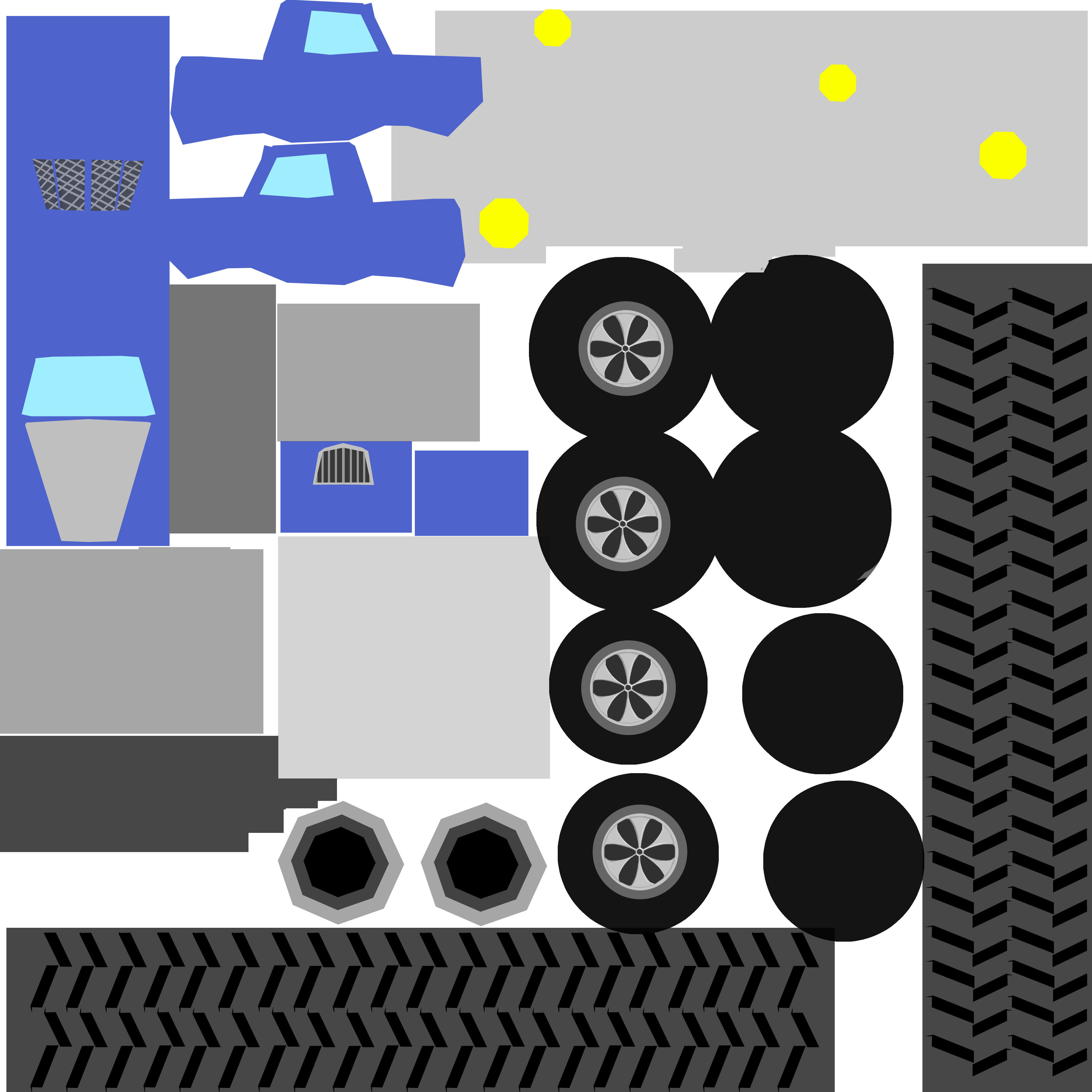 Toon Truck 3D model_4