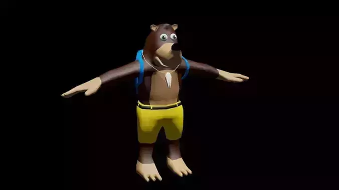 Banjo cartoon bear