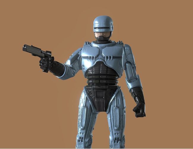 ROBOCOP INSPIRITED FIGURE 3D print model