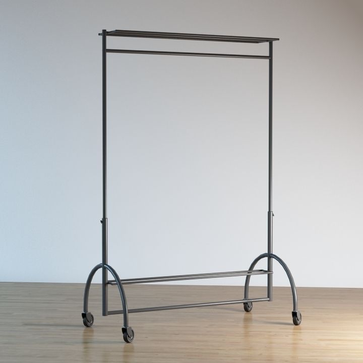 Clothes Rack 3D model_2