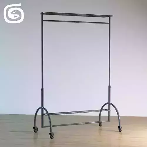 Clothes Rack 3D model