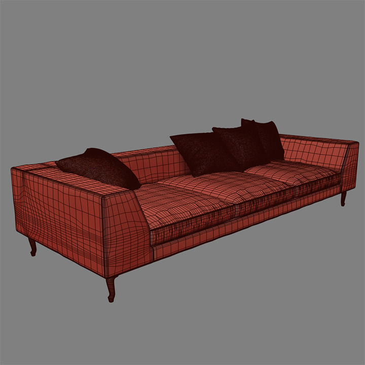 Zliq Sofa 3D model_3