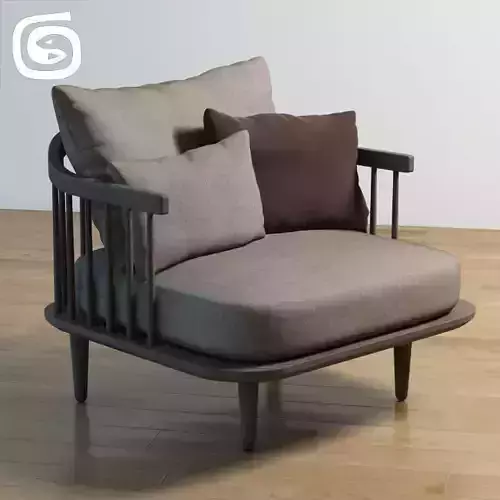 Fly Lounge Armchair 3D model