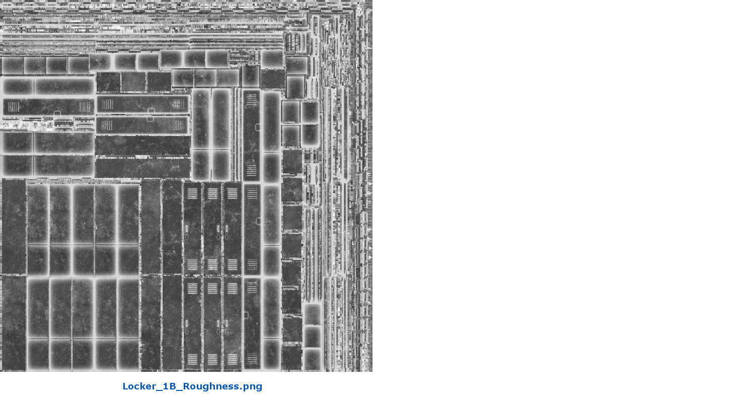 Locker 1B Low-poly 3D model_13