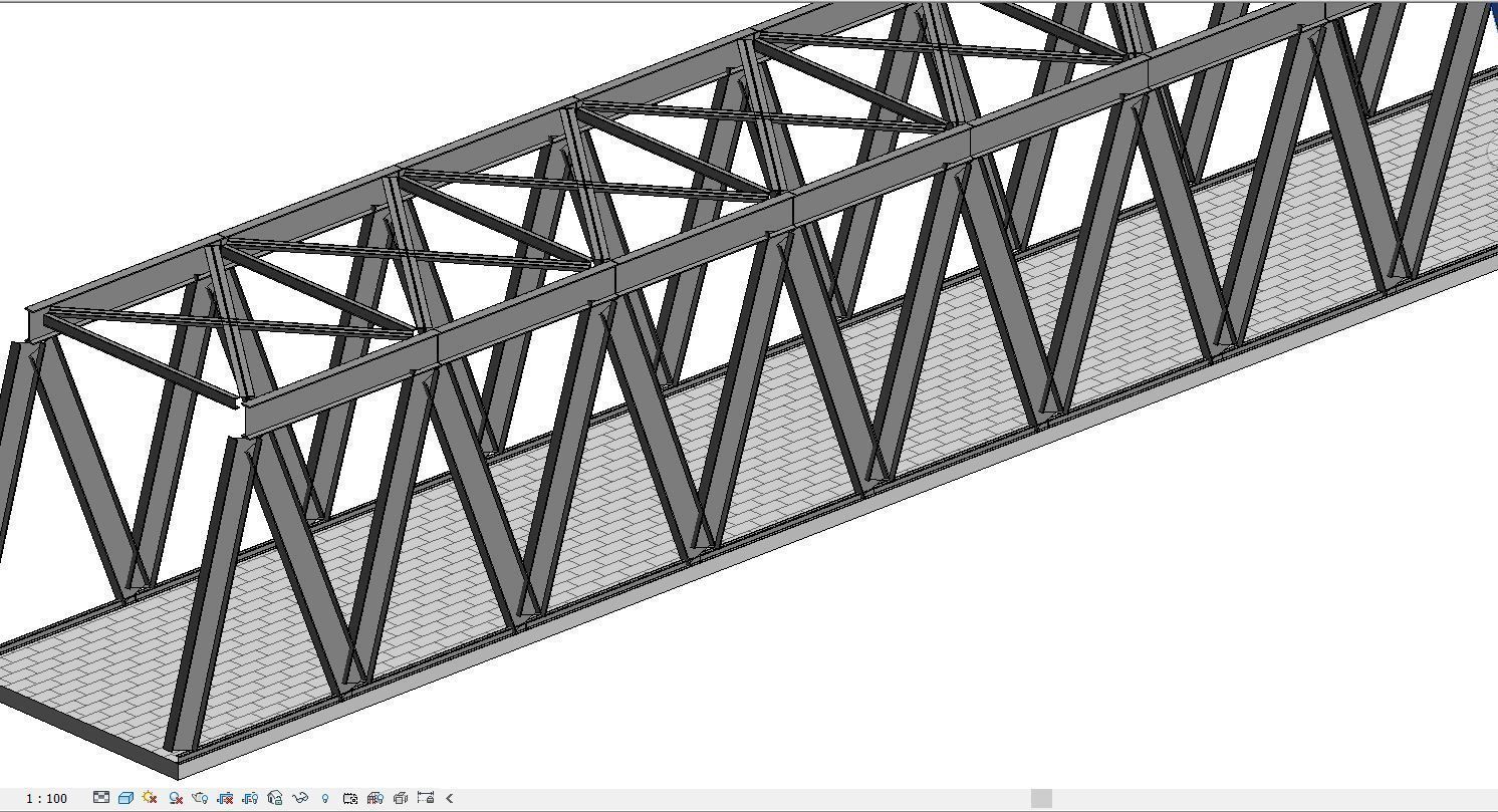 Bridge Design Revit- Robot Structural Model 3D model_4