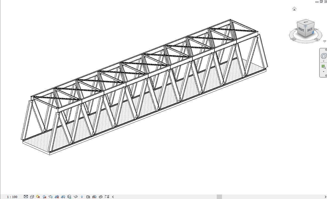 Bridge Design Revit- Robot Structural Model 3D model_2