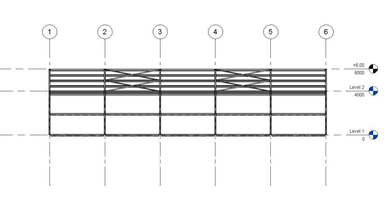 Factory Design High Detail Basic Revit Structure Model 3D model_3