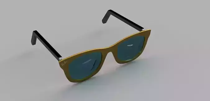 RayBan Glasses High Detail Model 