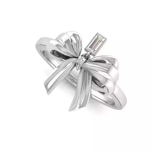 Bow Ring  Ribbon 3D print model