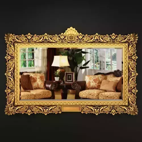 Richly Carved And Gilf Frame large size