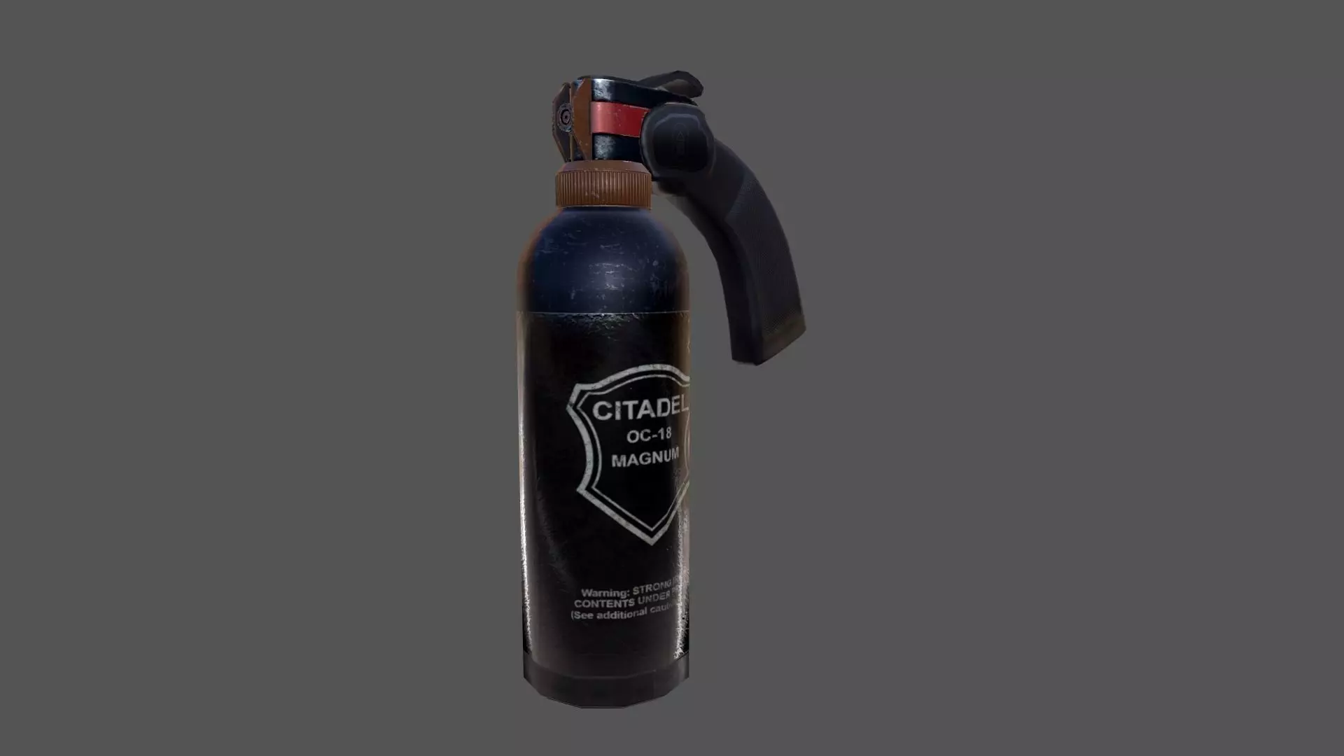 Military Pepper Spray Low-poly 3D model