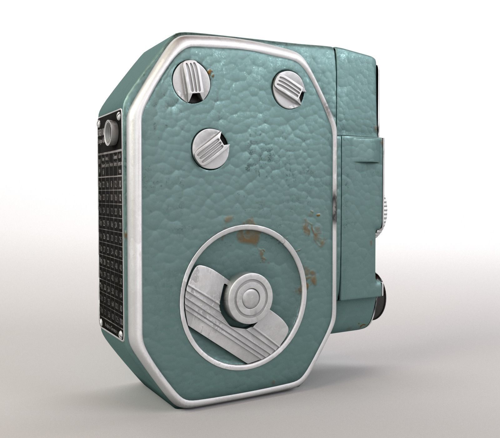 Vintage Bauer 88B Camera 3D model_8