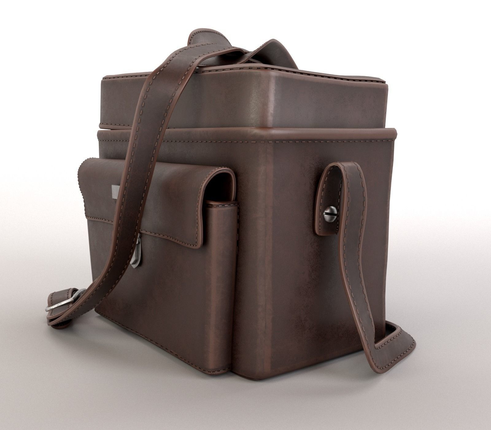 Vintage Bauer 88B Camera 3D model_12