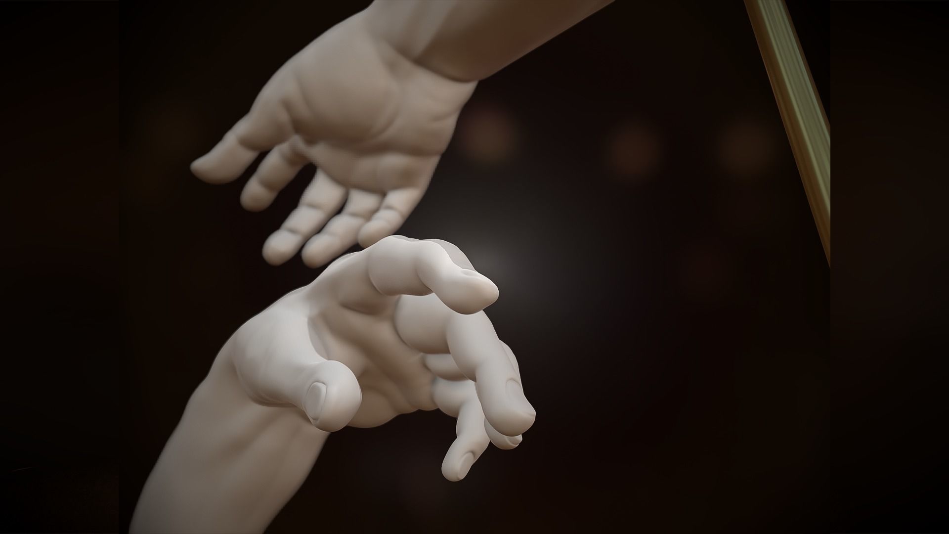 The Creation of Adam 3D print 3D print model_11