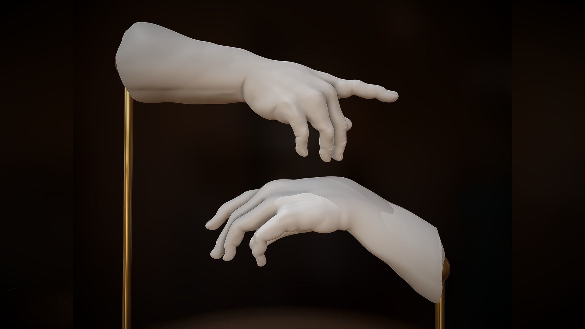 The Creation of Adam 3D print 3D print model_5