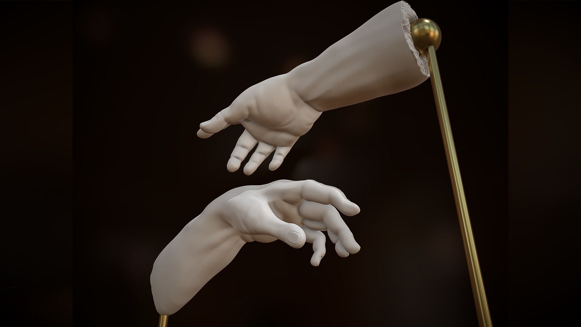 The Creation of Adam 3D print 3D print model_10