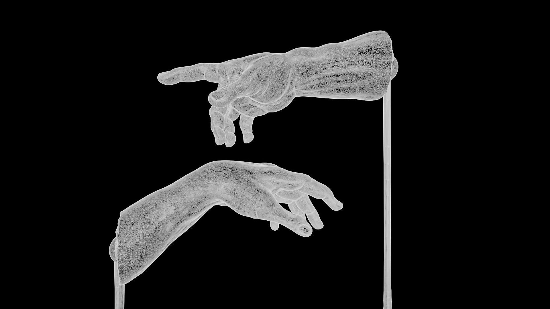 The Creation of Adam 3D print 3D print model_13